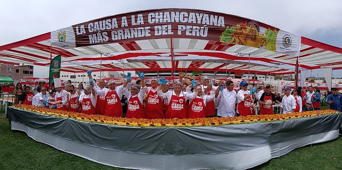La Causa Chancaya más grande del Perú es fruto del esfuerzo de los cocineros y del pueblo