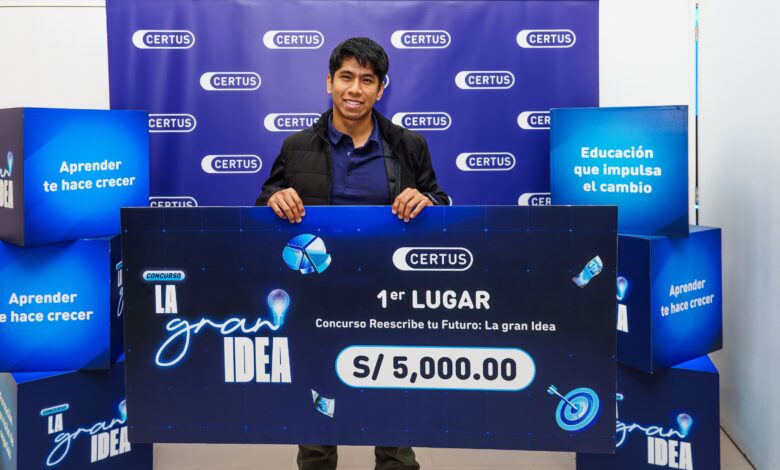 “La gran idea”: CERTUS reconoció a los nuevos talentos del emprendimiento peruano