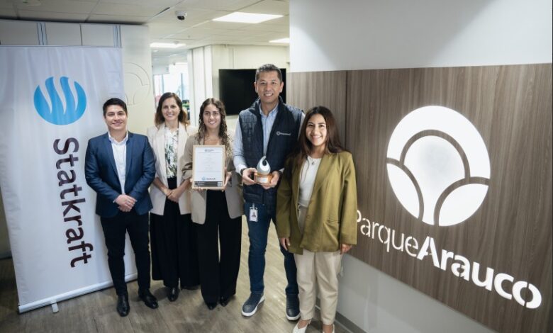 Parque Arauco es reconocido por Statkraft por su compromiso con energía renovable mediante certificados I-REC