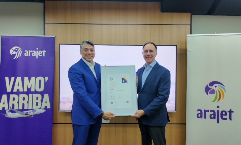 Arajet logra certificación como aerolínea miembro de IATA