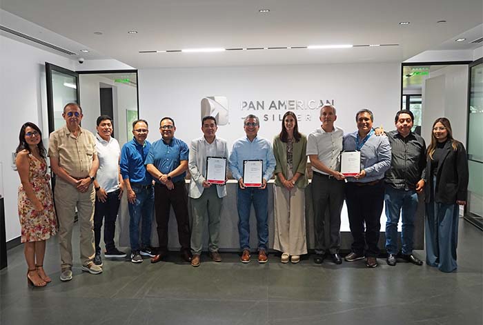 Pan American Silver Perú, junto a sus unidades Shahuindo y Huarón obtiene recertificación como Buen Empleador en la categoría Promotor