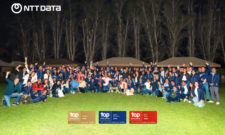 NTT DATA es reconocida como Global Top Employer 2026