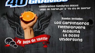 40 gramos en concierto: “Tú jugo de suerte”