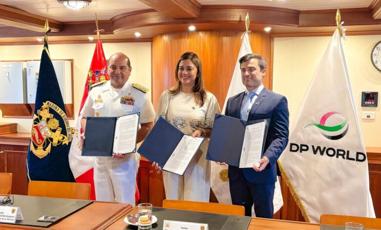 DP World y la Marina de Guerra del Perú firman convenio para impulsar la empleabilidad a miembros de la reserva voluntaria para la industria portuaria