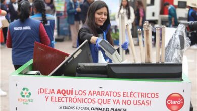 Alrededor de 65 toneladas de residuos electrónicos fueron acopiados en el Reciclafest 2025 de Claro Perú