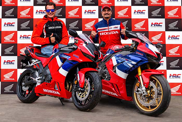 Honda del Perú renueva su compromiso con el deporte motor y entrega nuevas motos a Renzo Cecchi y Adolfo Carrasco