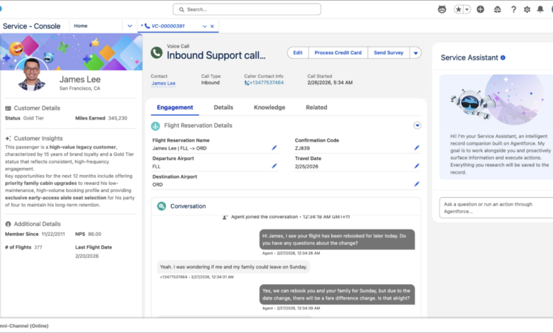 Salesforce presenta el Agentforce Contact Center: IA, Canales y CRM todo en uno