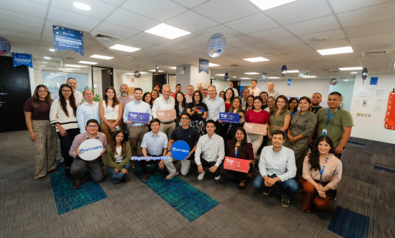 NTT DATA reafirma su liderazgo en gestión de talento y recibe por cuarto año la certificación Top Employer en Perú