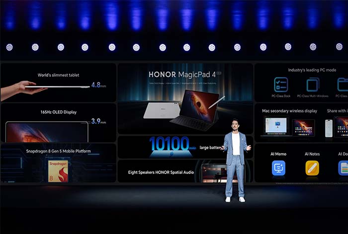 HONOR sigue ampliando su ecosistema basado en IA con lanzamientos en el MWC 2026