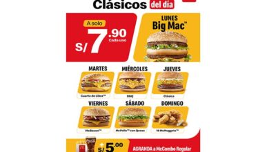 McDonald’s lanza “Clásicos del Día” con sus productos más icónicos a S/7.90