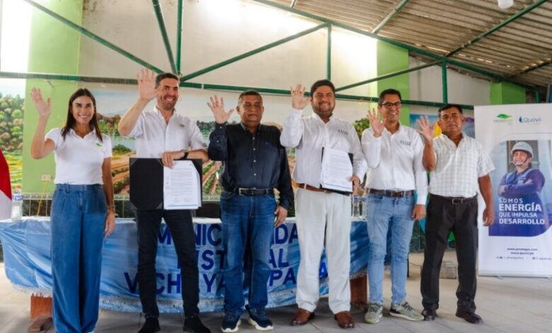 Quavii firmó un convenio con el FISE para suministrar gas natural al distrito de Vichayal en Piura