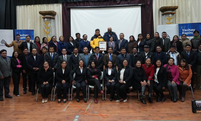 antapaccay, usil y ugel espinar dieron la bienvenida e iniciaron las clases de la maestría en educación para 52 docentes becarios del proyecto “yachay espinar”