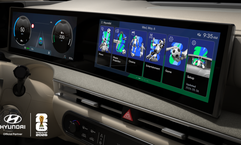 Hyundai Motor lleva el espíritu de la Copa Mundial de la FIFA 2026 a los vehículos con un nuevo tema para pantallas