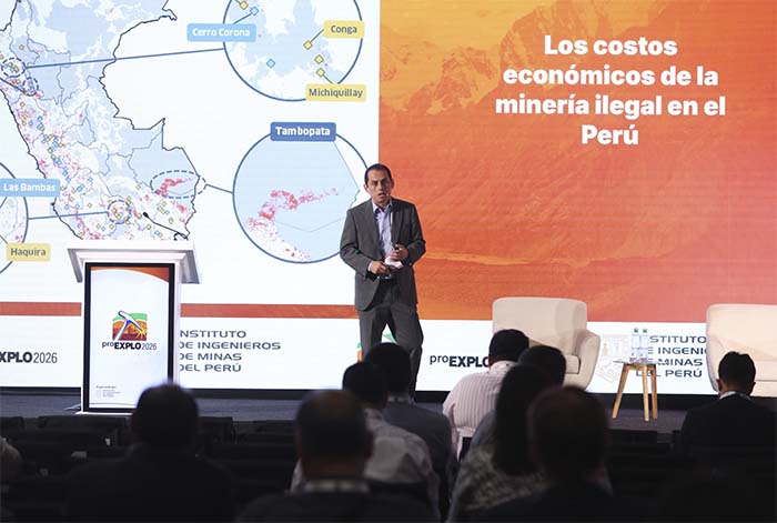 Minería ilegal resta hasta 12% de crecimiento potencial al Perú, estima el IPE