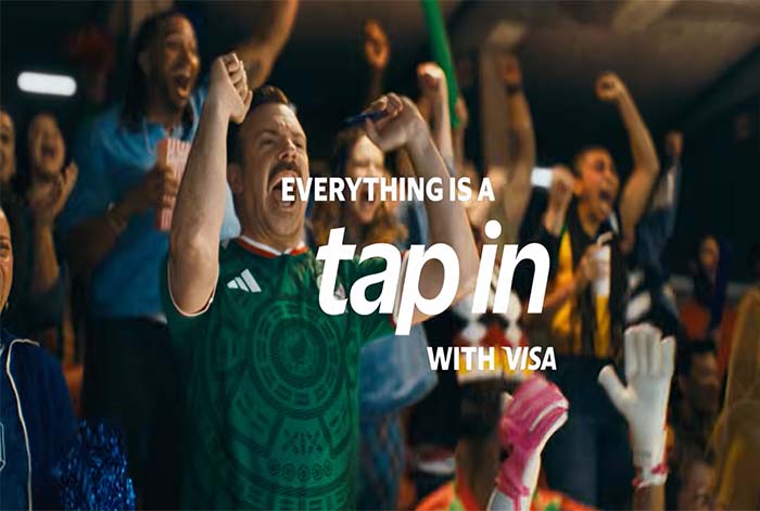 Visa y Jason Sudeikis convierten el gol más simple del fútbol en los momentos más grandes para los aficionados en la Copa Mundial de la FIFA 2026™️