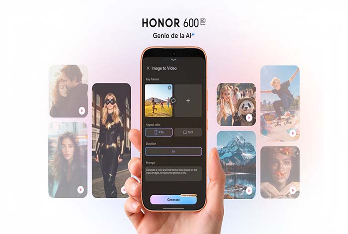 Descubre cómo dar vida a tus fotos con Imagen a video AI 2.0 de la Serie HONOR 600