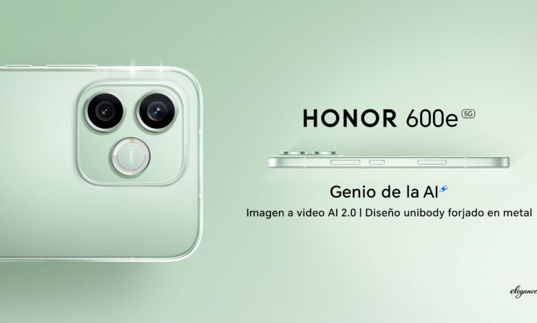 Llegó el HONOR 600e a Perú con Imagen a video AI 2.0 y diseño unibody premium forjado en metal