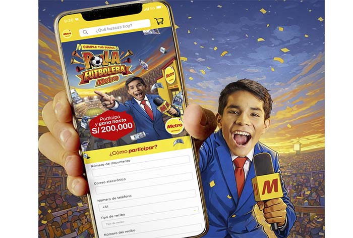 Supermercados Metro se une a ‘Pol Deportes’ en campaña futbolera que premiará con hasta S/ 200,000