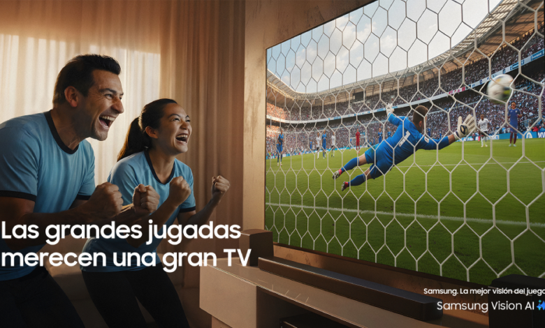 Samsung apuesta por IA y Mini LED para elevar la experiencia de deportes, películas y gaming en casa