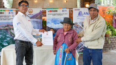 ANA formaliza uso de agua para más de 600 agricultores de Lurín y Pachacámac