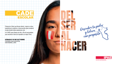 IPAE Acción Empresarial presenta la segunda edición de CADE Escolar, el foro que fortalece el liderazgo con propósito desde las aulas