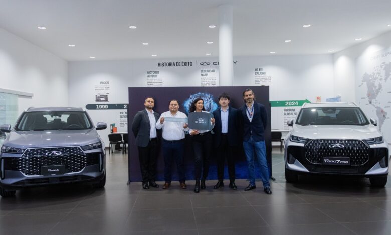 chery perú reconoce a los mejores talentos de su red comercial con dos vehículos suv 0 km