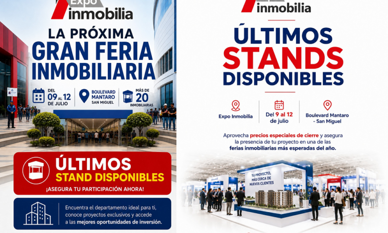 el desarrollo inmobiliario se consolida en san miguel y lima moderna con el lanzamiento de expo inmobilia