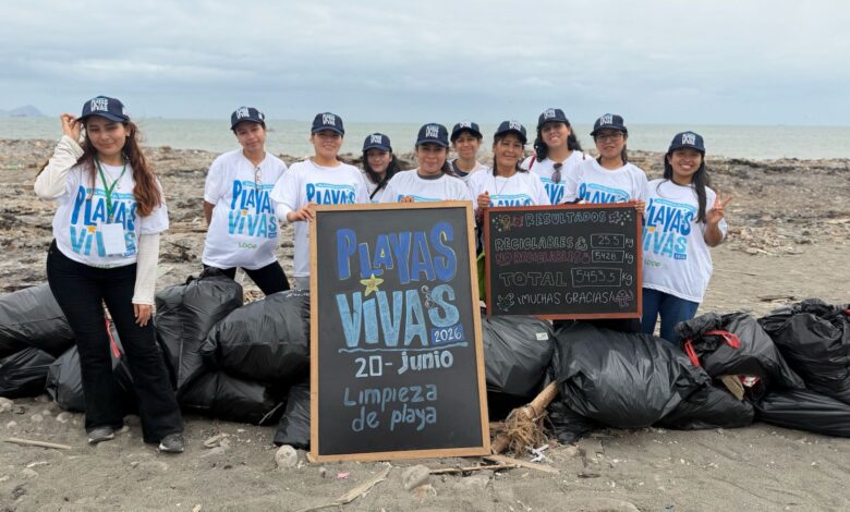 Más de 5 toneladas de residuos fueron recolectados en “Playas Vivas 2026”