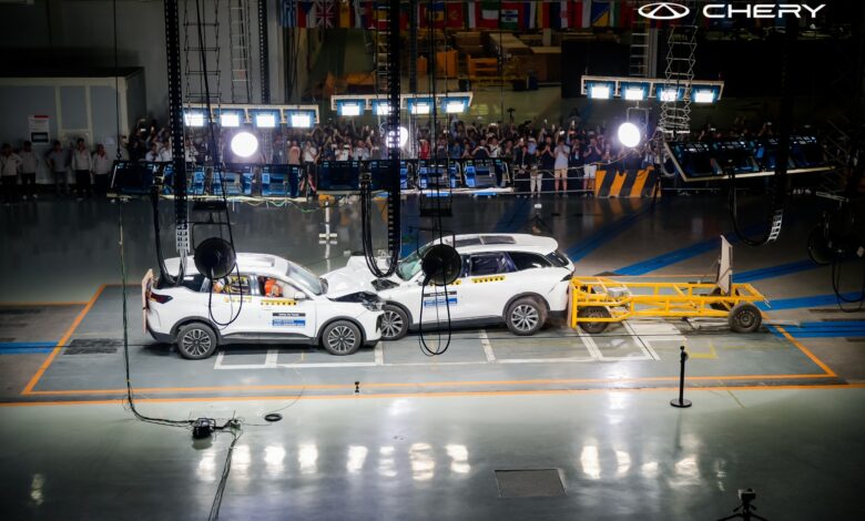 chery tiggo 9 supera una de las pruebas de choque más exigentes del mundo
