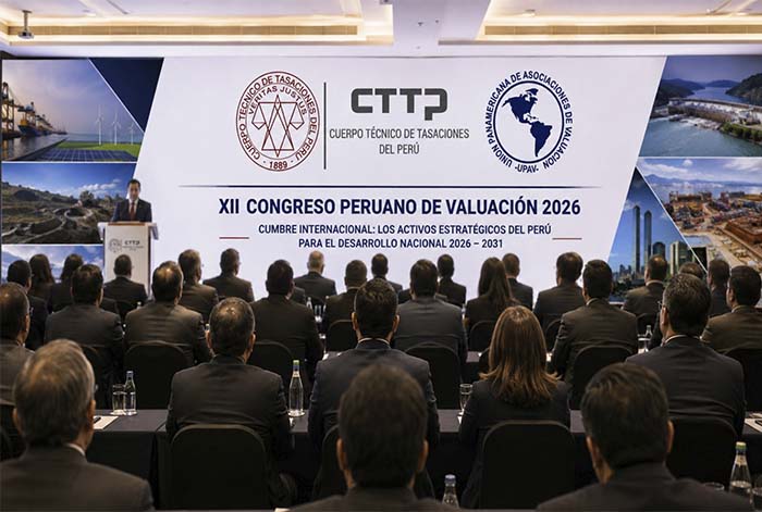 Lima será sede del XII Congreso Peruano de Valuación 2026