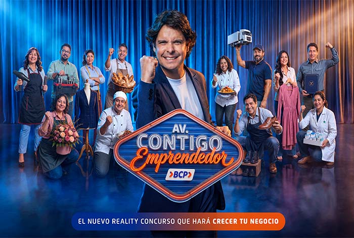 BCP lanza “Avenida Contigo Emprendedor”, un reality concurso que premiará con S/250 mil al emprendimiento ganador