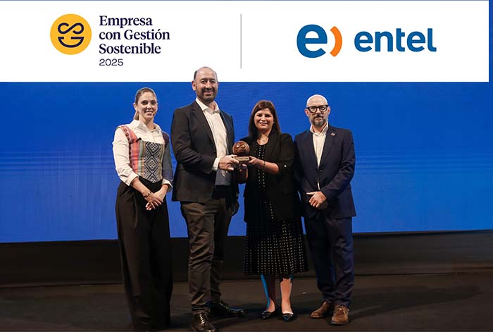 Entel es reconocida por su gestión sostenible y continúa acercando oportunidades digitales a más peruanos