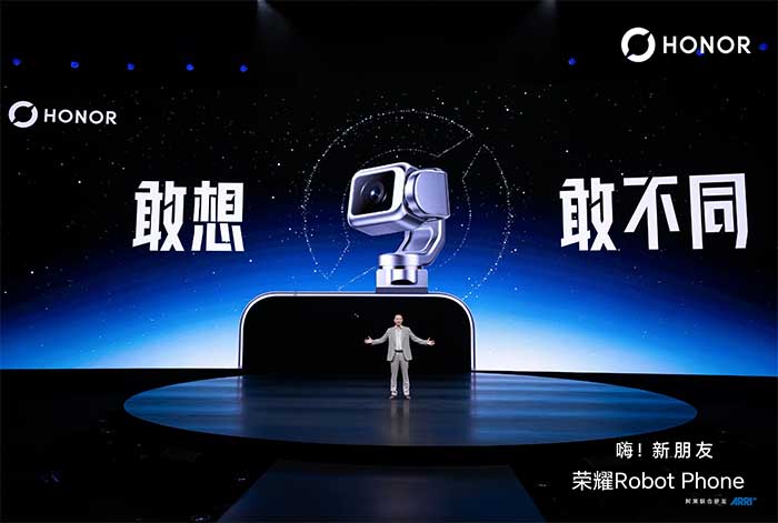 Conoce más del HONOR Robot Phone, primer smartphone con gimbal integrado
