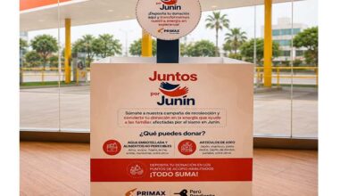 Primax se une a Perú Pendiente en la campaña "Juntos por Junín" para apoyar a las familias afectadas por el sismo