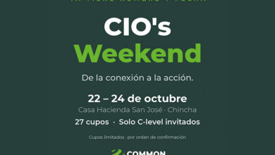 Common Perú lanza el CIO's Weekend: 27 líderes de tecnología debatirán la agenda real de la IA y la ciberseguridad en una hacienda del siglo XVII