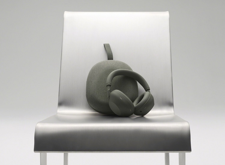 los nuevos audífonos wh-1000xm6 gris olivo de sony aportan elegancia sutil al audio premium