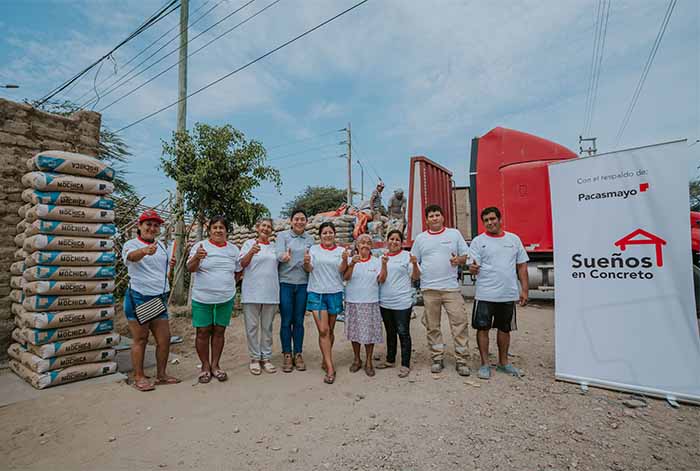 Cementos Pacasmayo contribuye a mejorar la calidad de vida de más de 13,000 personas a través de Sueños en Concreto